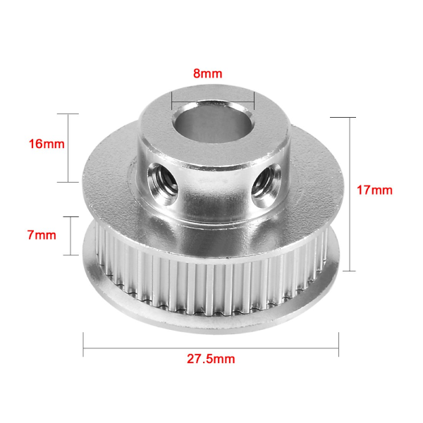 GT2 40 TEETH 8MM BORE